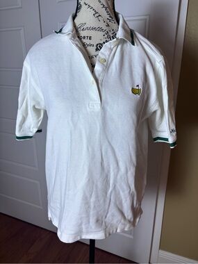 Vintage Masters Womens White Golf Short Sleeved Polo